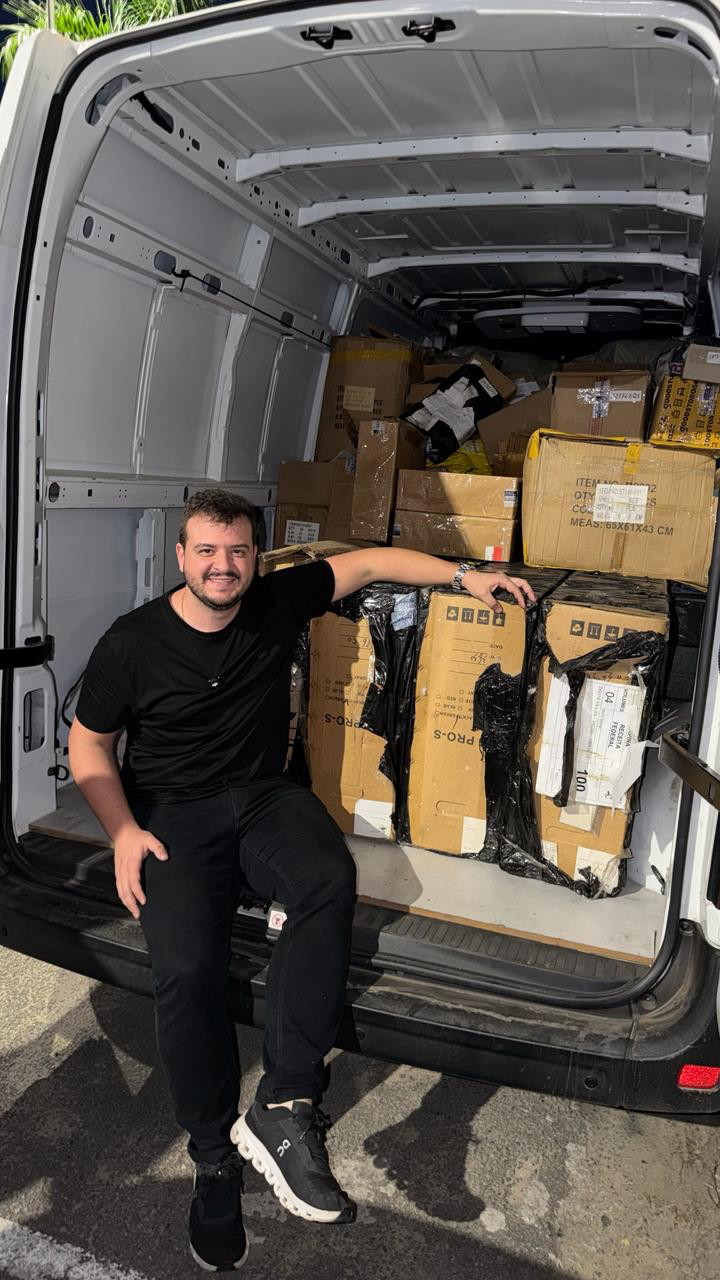 Gustavo, especialista em leilões da Receita Federal